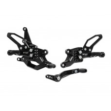 Bonamici Racing Aluminium Rearsets for the Yamaha YZF-R7 2021-2023